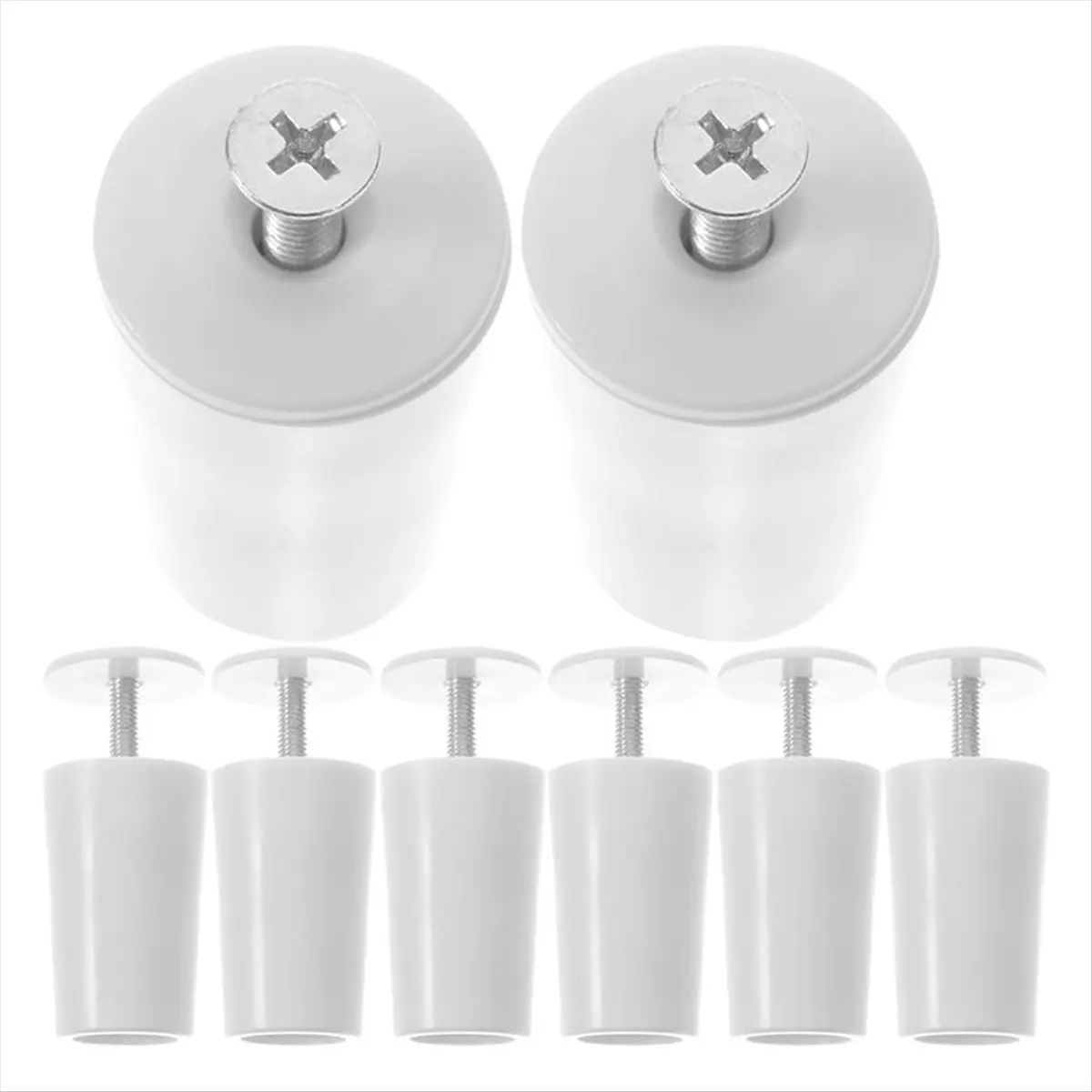 REST 8pcs White Blinds Stops Curtain Blinds for Window Buffer Stopper Roller Shutters Roll Up Repair Parts