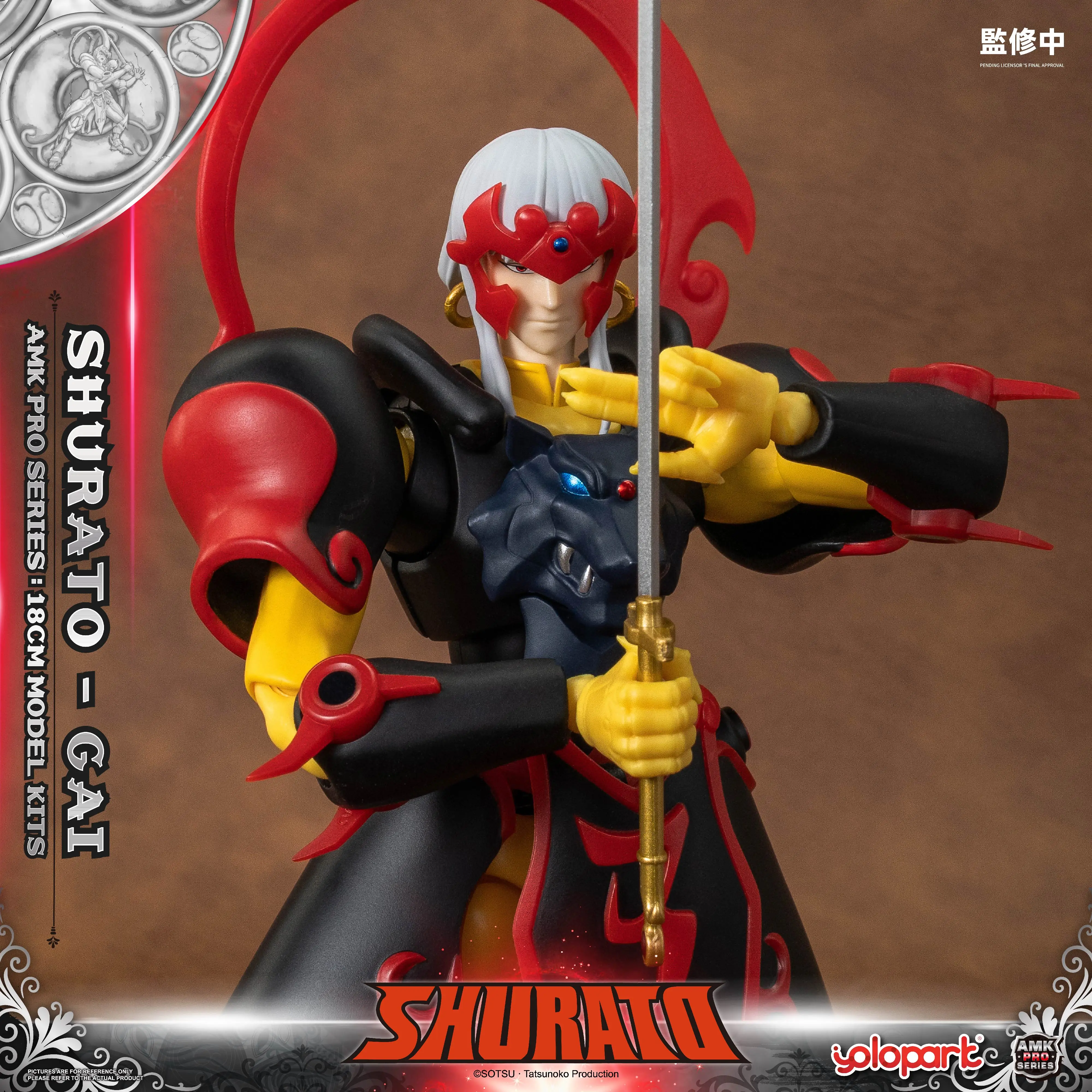 YOLOPARK SHURATO - 18cm Yasha- - đánh giá và giá Model Kit Yolopark