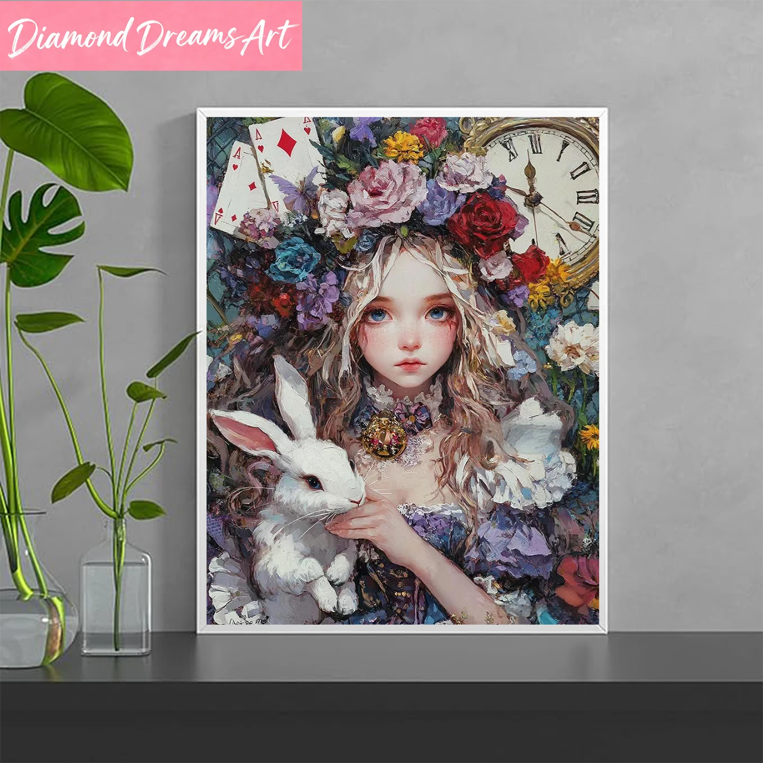 

Dream special pattern DIY diamond painting kit, less full diamond art, multiple sizes to choose from,frameless