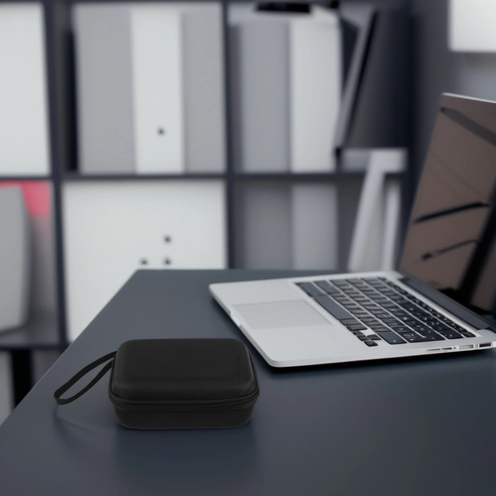 

Portable Recorder Microphone Storage Bag Durable Multi Functional Carrying Case Organizer for Data Cables Small Items Musicians