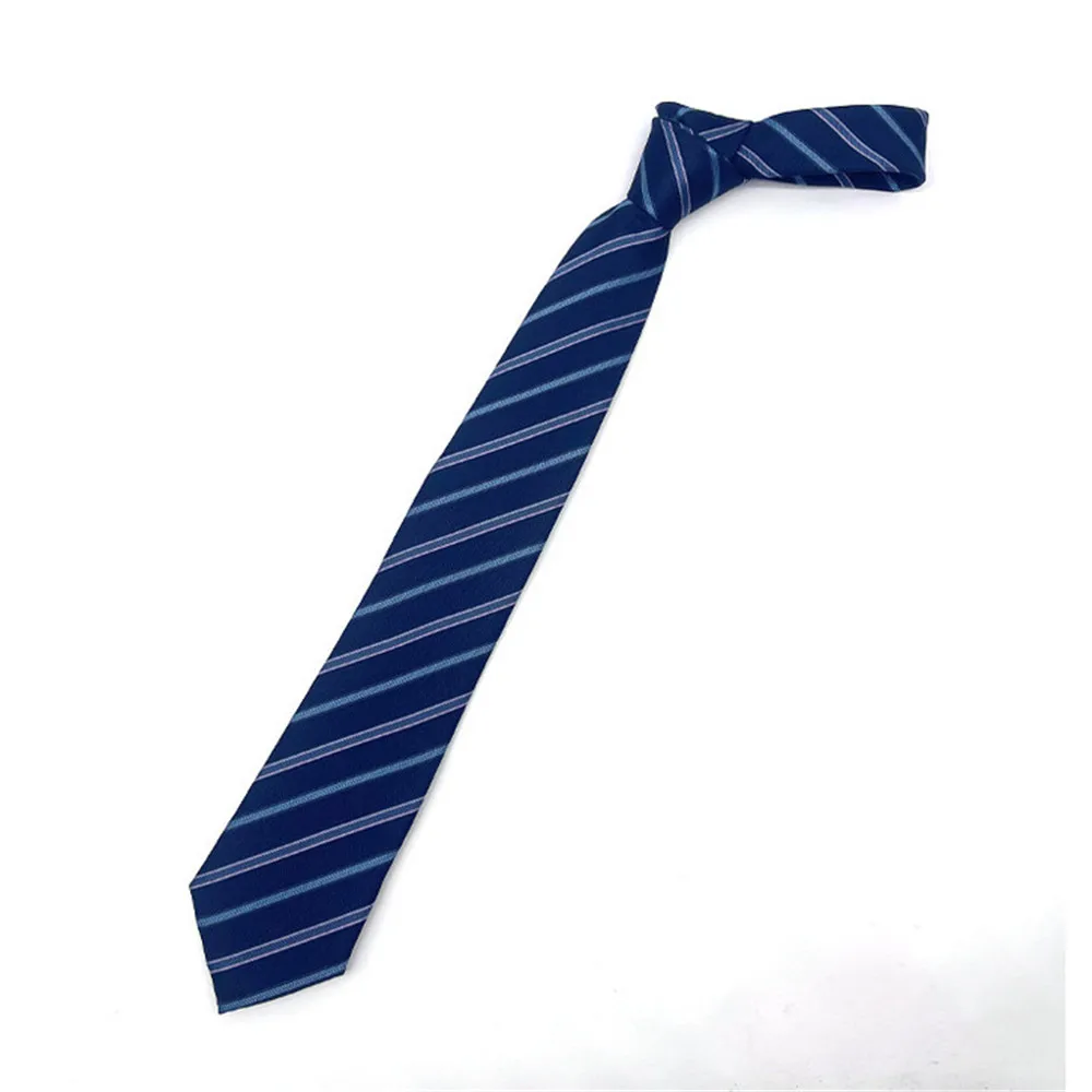 Fashion Ties for Men Women 1200-PIN 8CM 3.15'' Business Wedding Silk Tie Striped Pattern Black Blue Red Classic Necktie