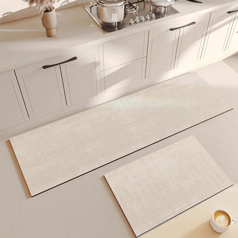 

Kitchen Floor Mat Pvc Waterproof Vinyl Rug Home Decor Long Carpet Oil-proof Non-slip Foot Mats Alfombra Cocina Küchenbodenmatten