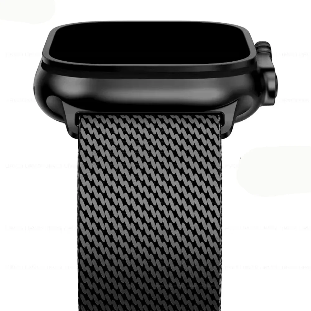 الأشرطة ل أشرطة ساعات يد آبل 44 مللي متر 40 مللي متر 45 مللي متر 41 مللي متر 49 مللي متر 46 مللي متر كوريا ميلانو حلقة سوار iWatch سلسلة se 7 8 9 الترا 3 2 10 11