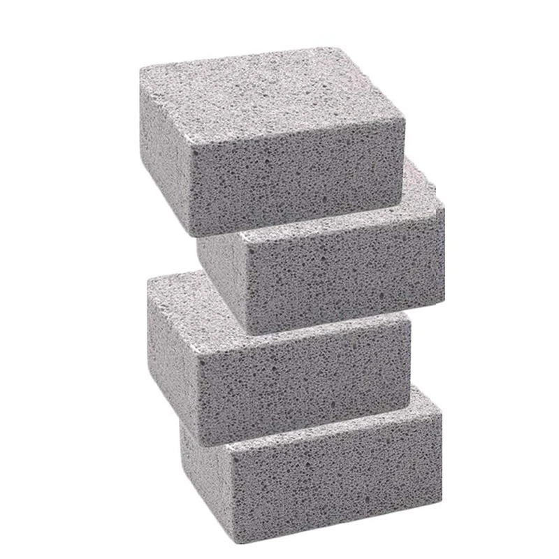 

4Pack Grill Griddle Cleaning Brick Block,Grill Cleaning Brick,For Flat Tops, Griddles, Grills - Natural Lava Pumice Rock