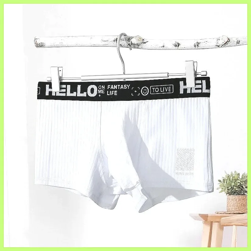 

Men's Elephant Print Cotton Boxer Shorts with Comfort Pouch - Soft, Sexy & Breathable Men's Underwear