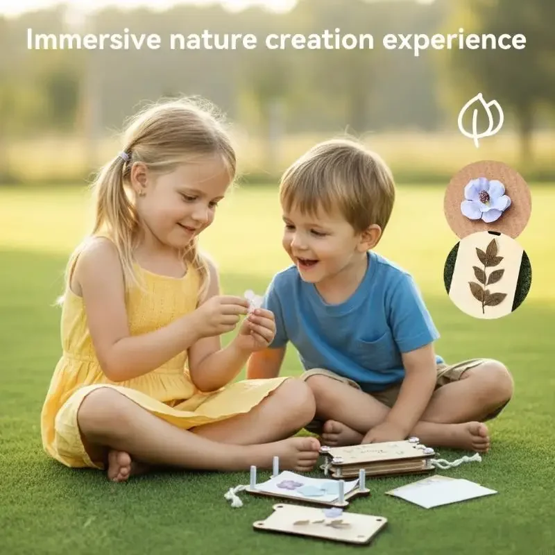 

Paper Plant Preservation Tool Educational DIY Craft Activity For Parent Child Kids Nature Discovery Press Board 15UB