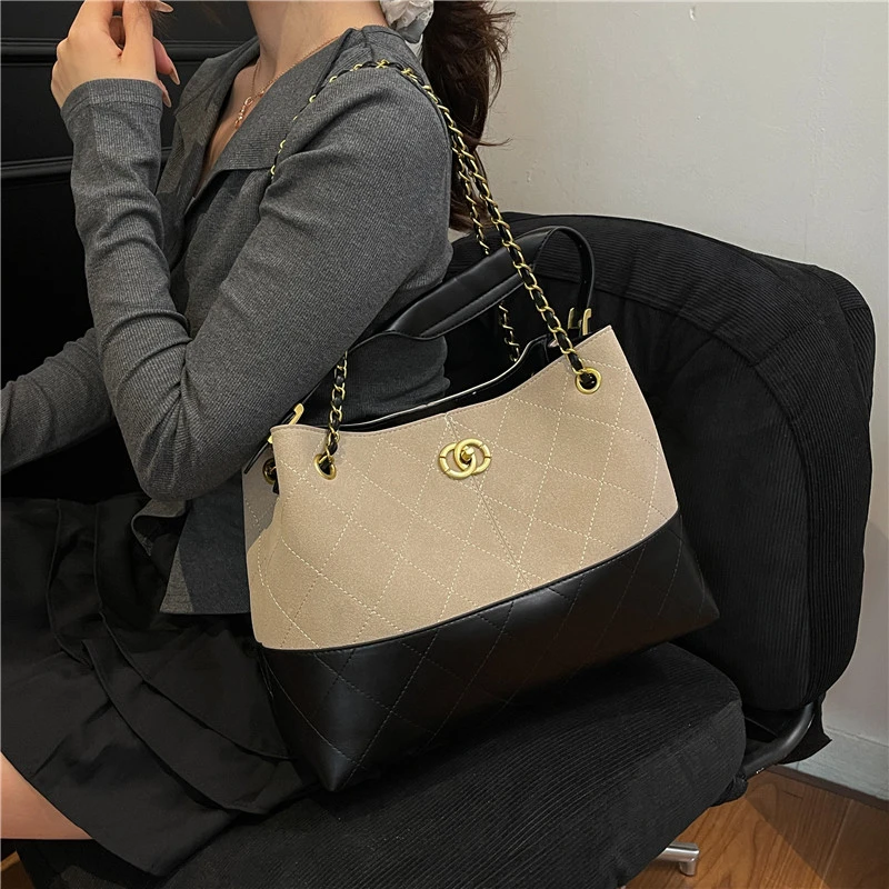 

Vintage Inspired Luxury Designer Women Crossbody Bag Elegant Classic Leather Shoulder Tote High End