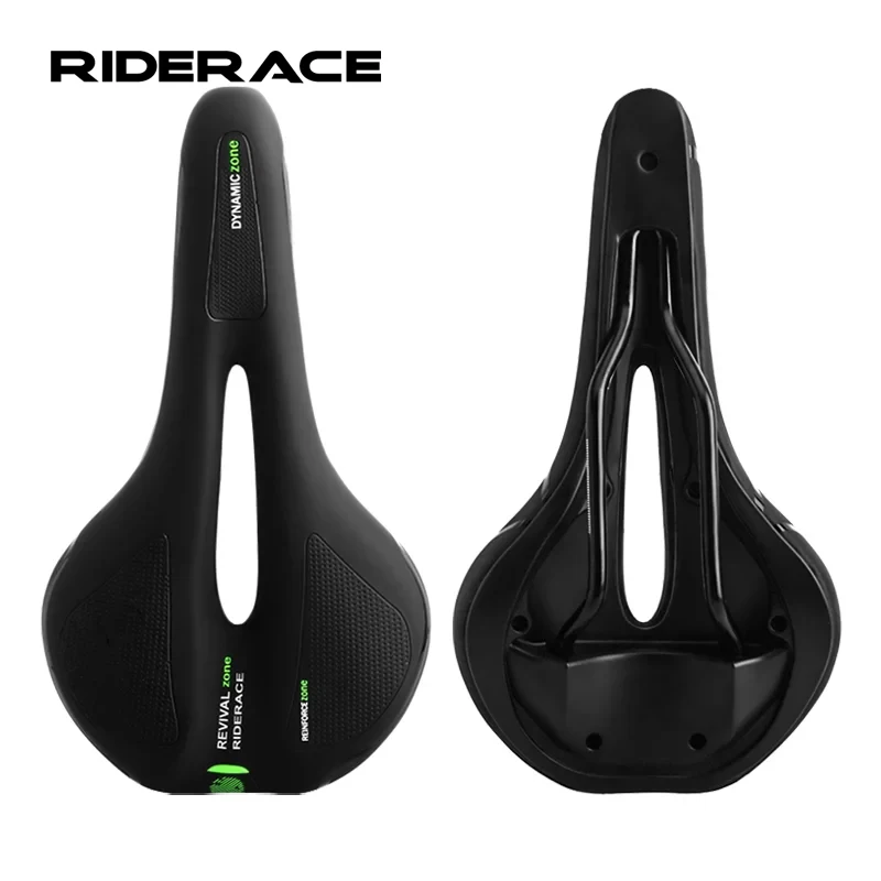 

Bicycle Seat Hollow PU Leather MTB Road Bike Saddle Comfortable Non-Slip Shock Absorbing Racing Cushion for Men Women