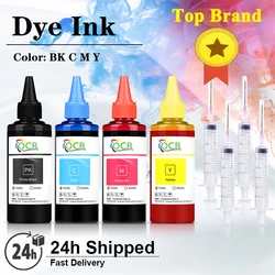 100ml*4 Universal Refill dye ink For epson for canon for hp for brother all desktop printer cartridge & ciss