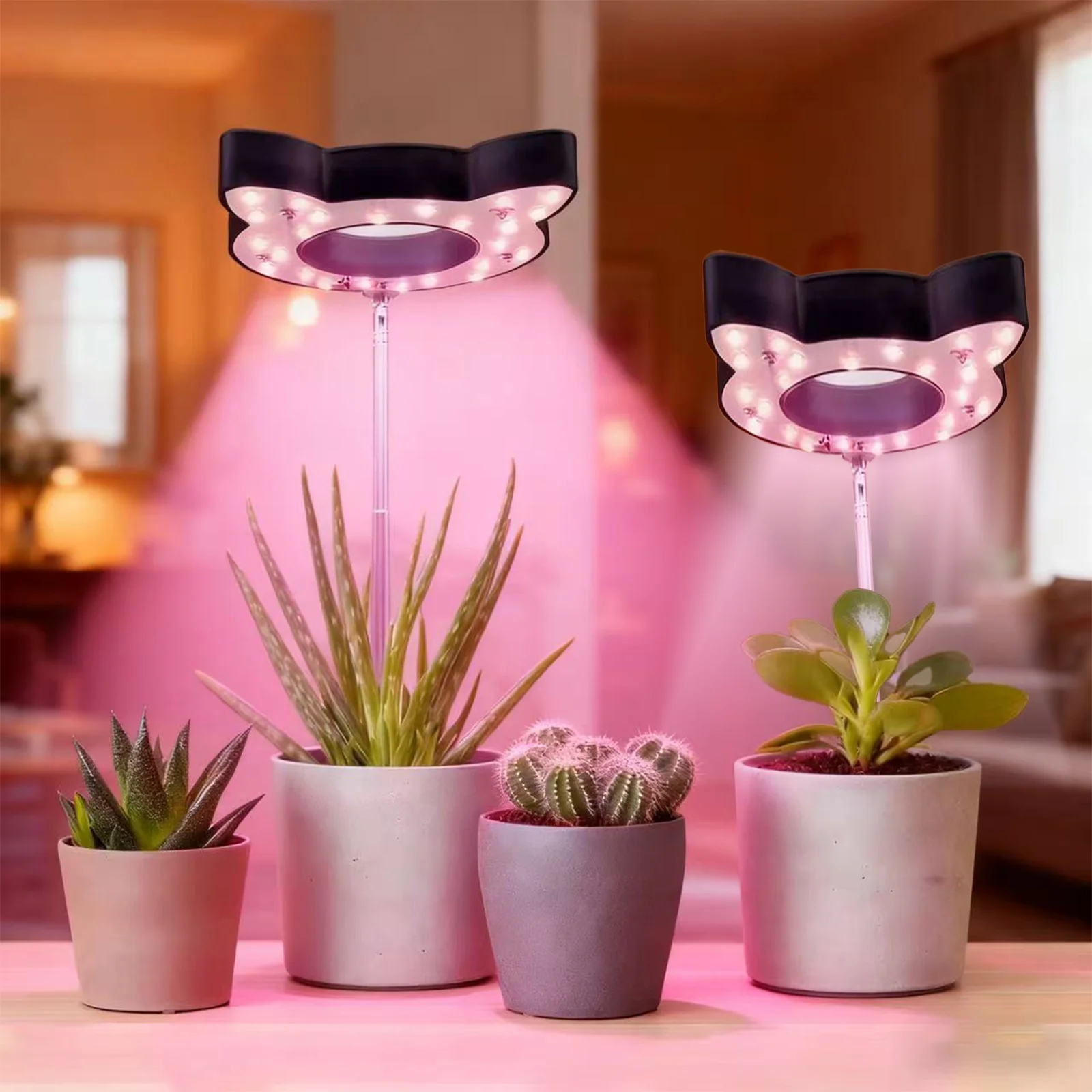 

Светодиодный светильник для роста котенка полного спектра, светильник для небольших растений в помещении, светильник для горшков, USB-измещение, регулировка яркости зеленого растения