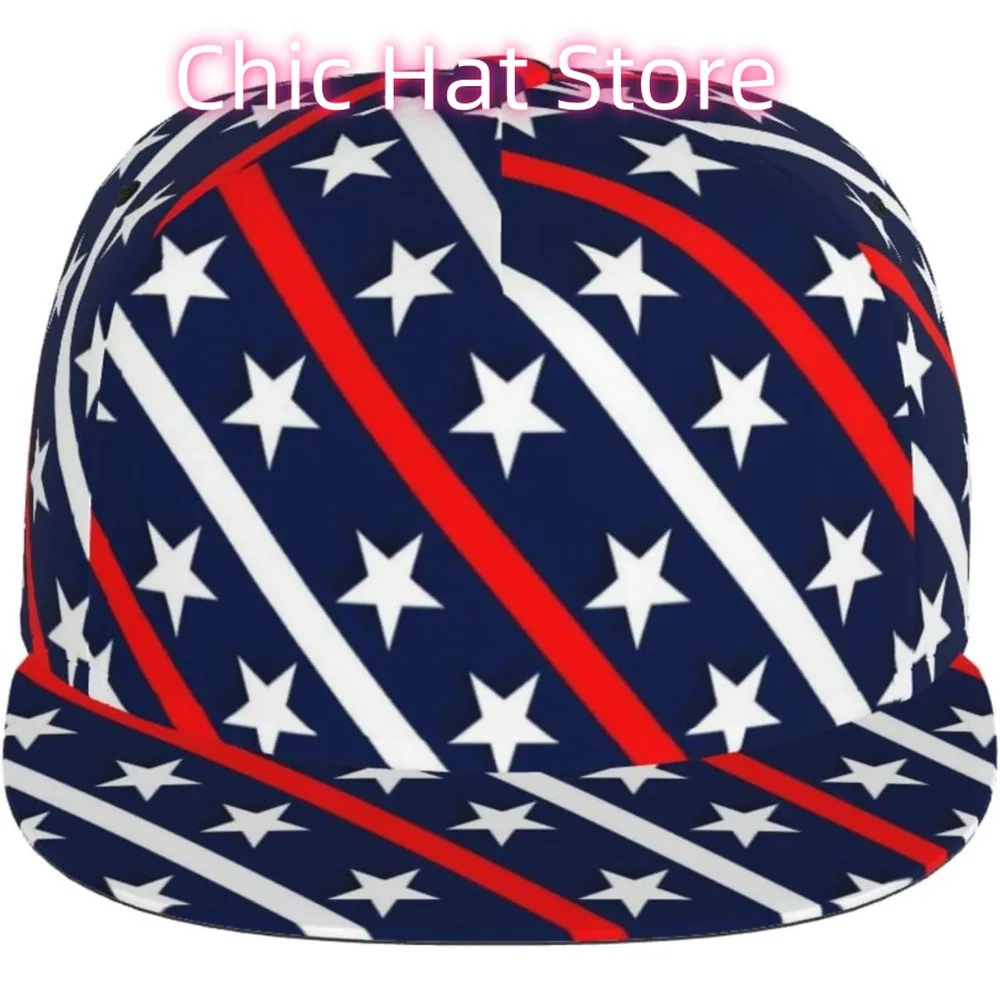 Adjustable Flat Bill Visor Snapback Hat for Men Women,Hip Hop Baseball Cap-Pride Rainbow