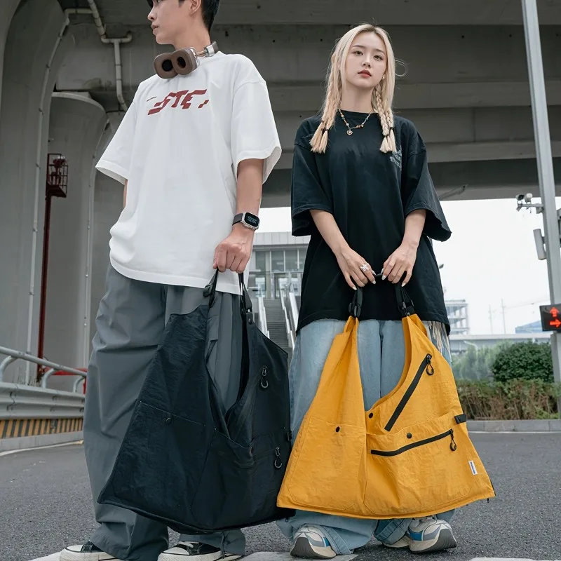 

Multifunctional Vest Sling Bag Convertible To Backpack Handbag Large Capacity for Camping Hiking Travel Shopping Vest Backpack