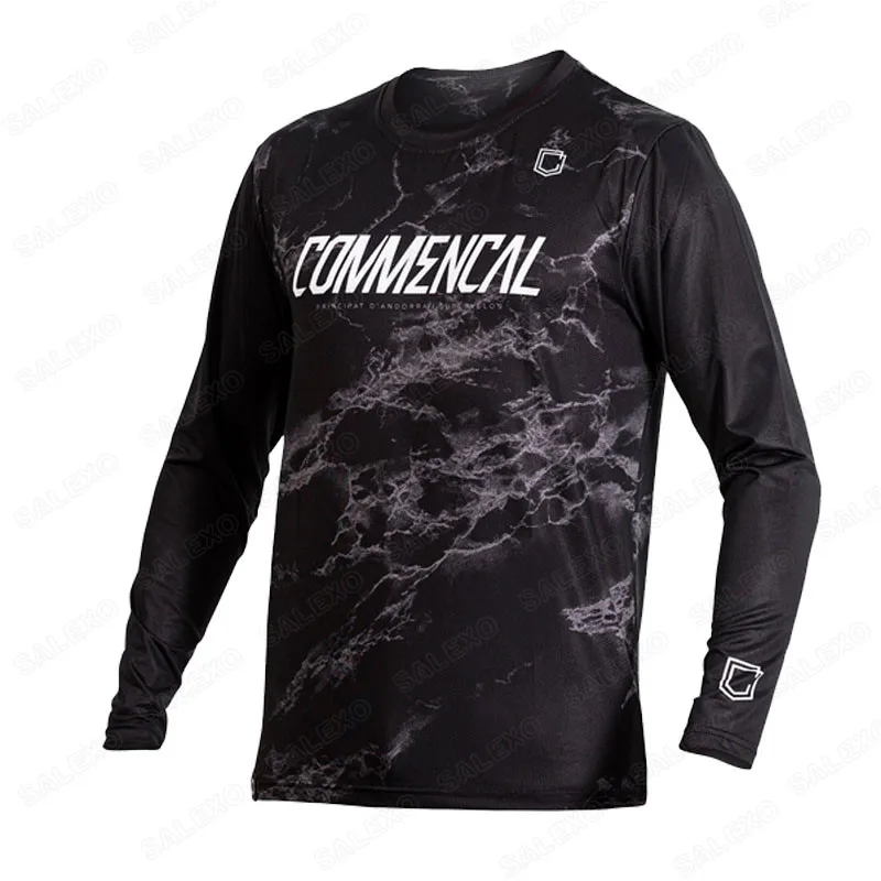 Commencal Downhill Jerseys Men Long Sleeves MTB Bike Shirts Offroad DH Motorcycle Jersey Motocross Sportwear Clothing Jersey