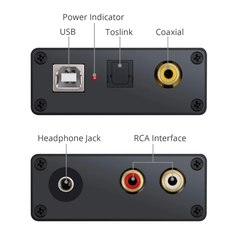 USB DAC Converter USB Sound Card Adapter Upgrades Your Sound System Output Dropship