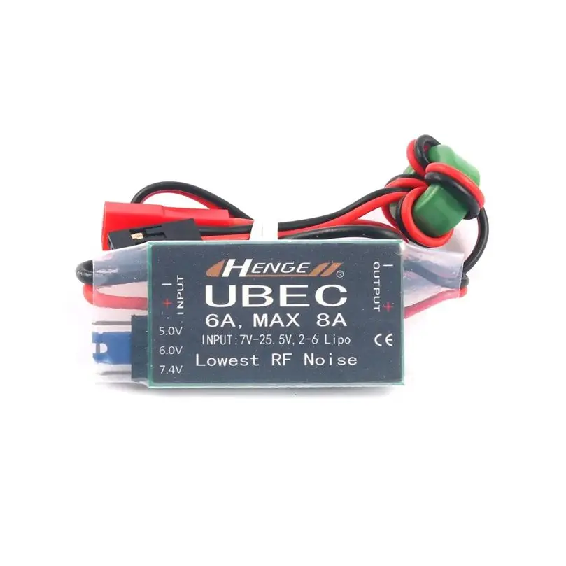 HENGE 4A / 6A / 8A UBEC 5v/6v/7.4v 7V-25.5V 입력 2-6 Lipo RC ESC 속도 컨트롤러 FPV 레이싱 드론 RC 쿼드콥터 액세서리