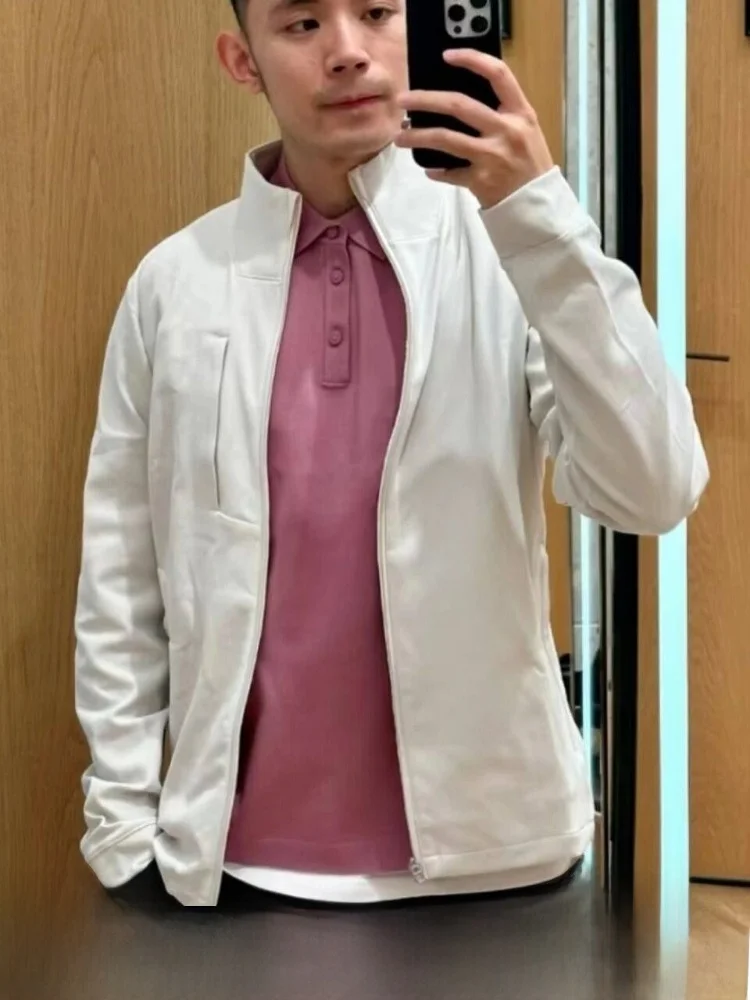 

Ультралегкая 3D-вязаная спортивная куртка для активного отдыха с влагоотводящими свойствами, воротником-стойкой, застежкой-молнией, мужская, стандартный крой, полиэстер