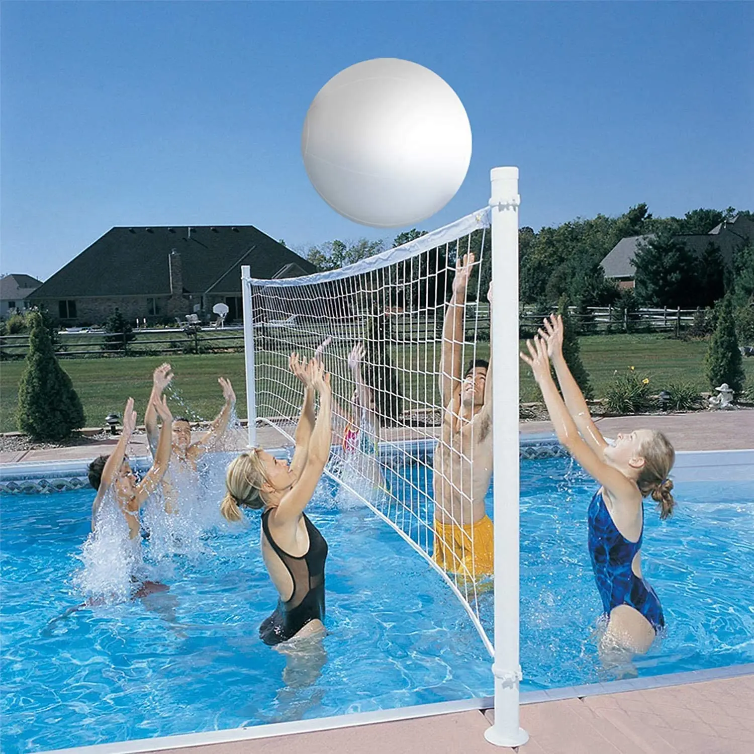 LED16 color floating pool light 60cm inflatable swimming pool beach ball Swimming pool beach lawn party ball light