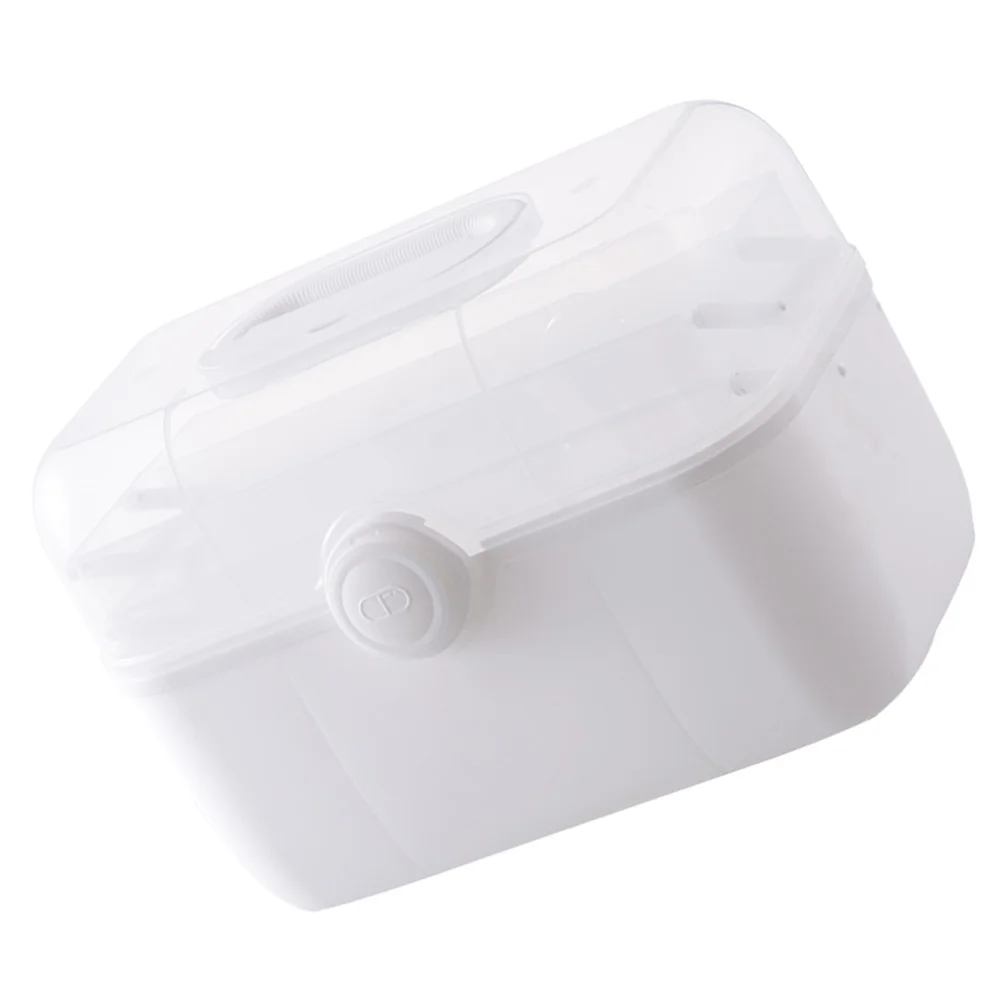 Family Storage Box Medicine Organizer First Aid Case with Large Capacity for Daily Necessities and Outdoor Use
