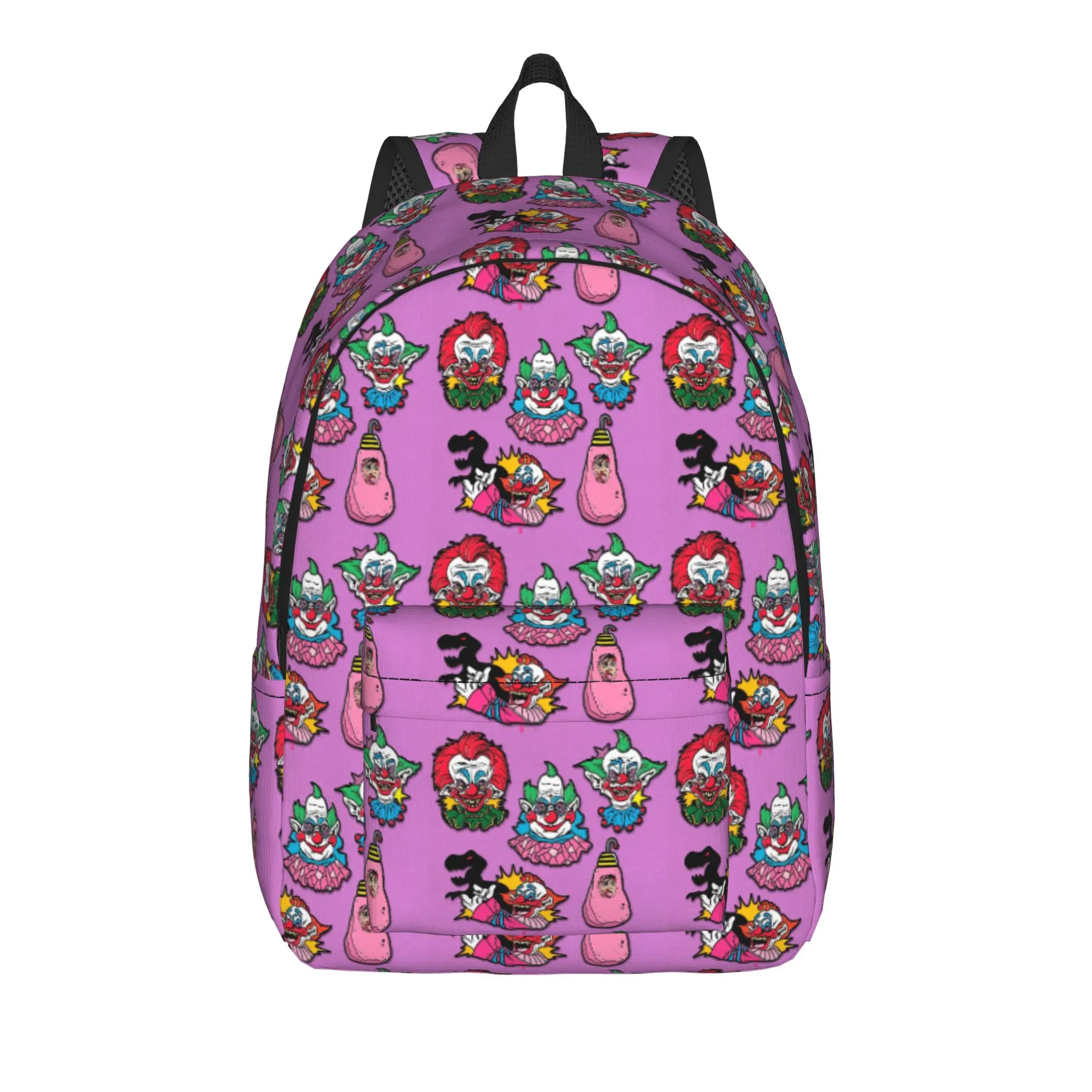 Killer Klowns From Outer Space Wax Backpack  Youth Polyester Sport Backpacks Lightweight Style High School Bags Rucksack