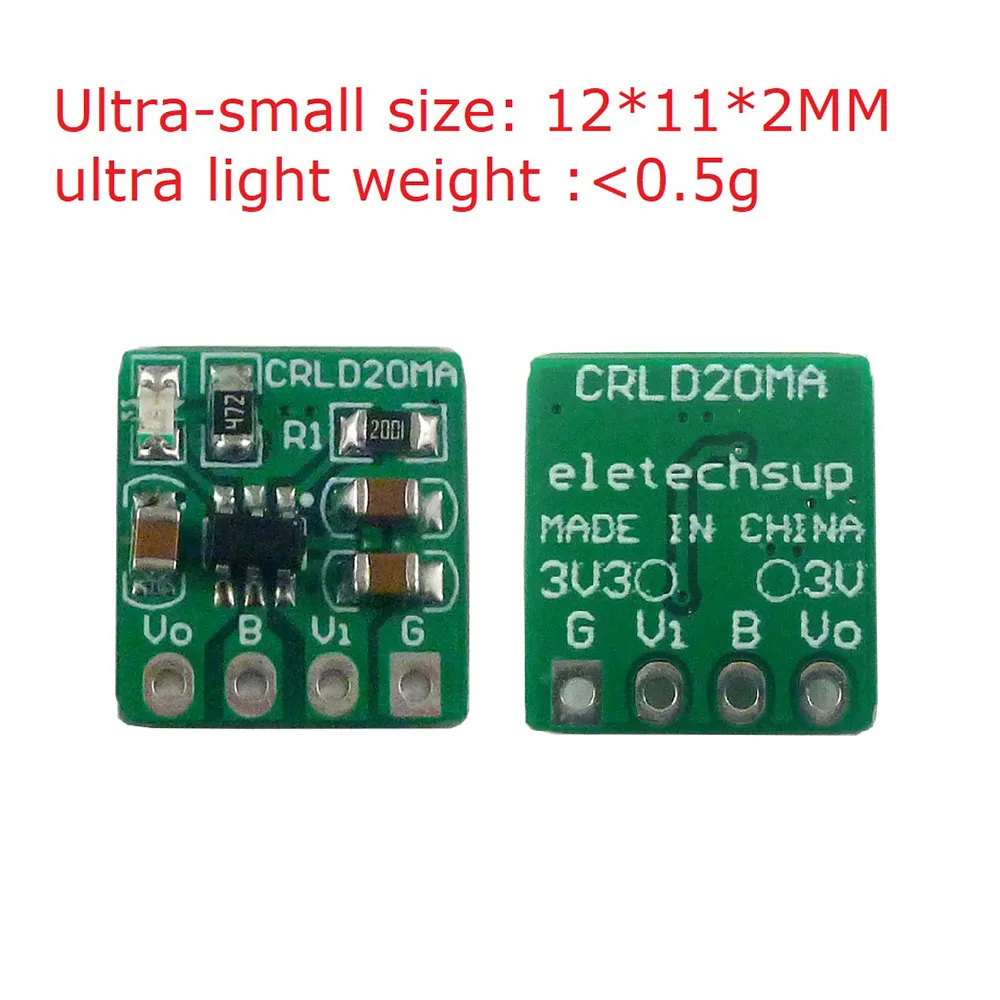 Mini 2 In 1 3.7V 3.8V Li-Ion Li-Polymer Battery Charger & 4.2V To 3.3V 3V Ldo Buck Dc Dc Converter Module Ups Diy CRLD20MA