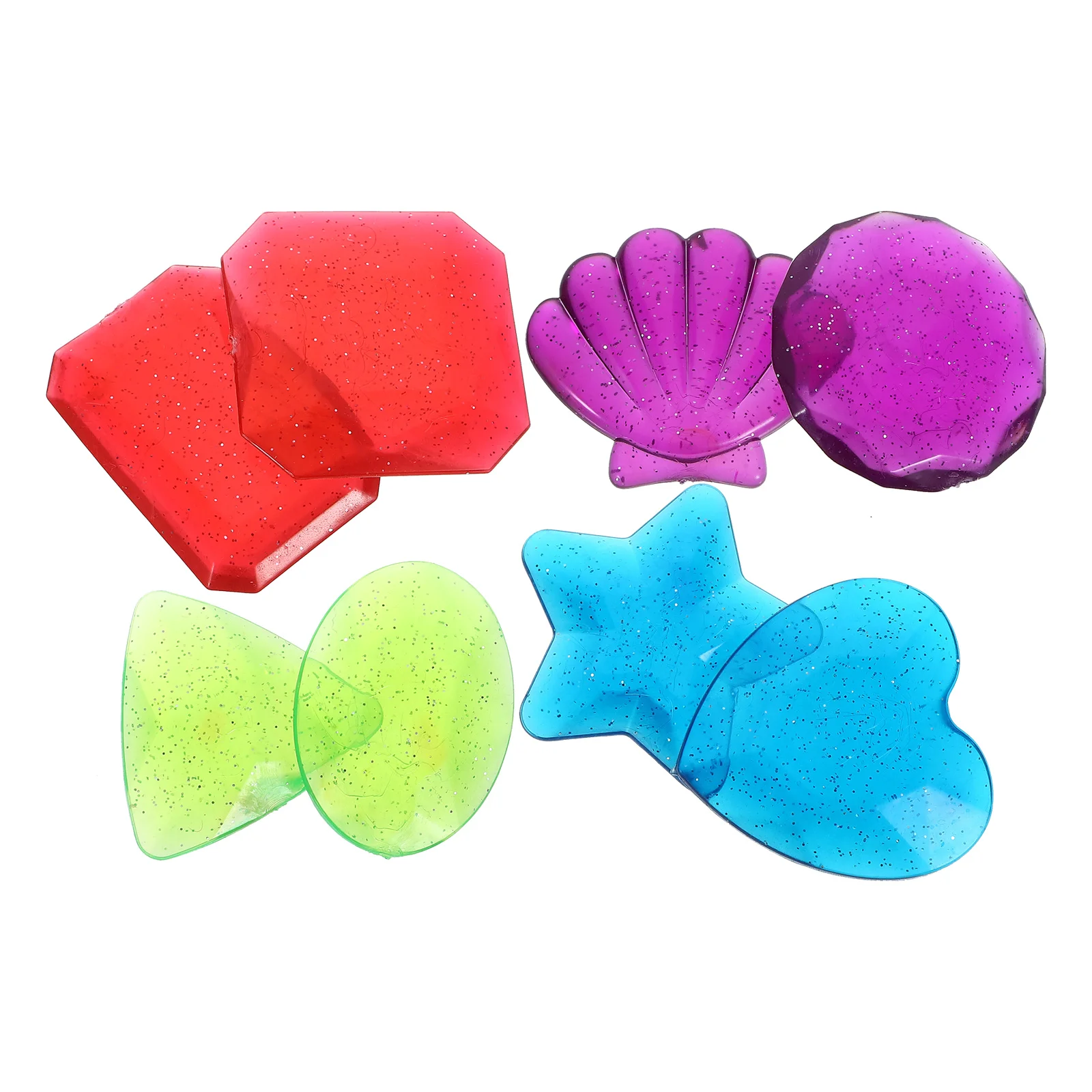 

8 Pcs Diving Toy Underwater Swimming Toys for Kids Gems Plaything Pool Toddlers Acrylic