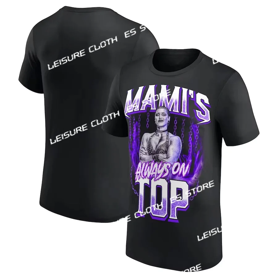 Muttertag I'm Your Mami Rhea Ripley Männer T-Shirts Rhea Ripley Monday Night Mami Sommer Kinder T-Shirt Frauen Kurzarm Kleidung