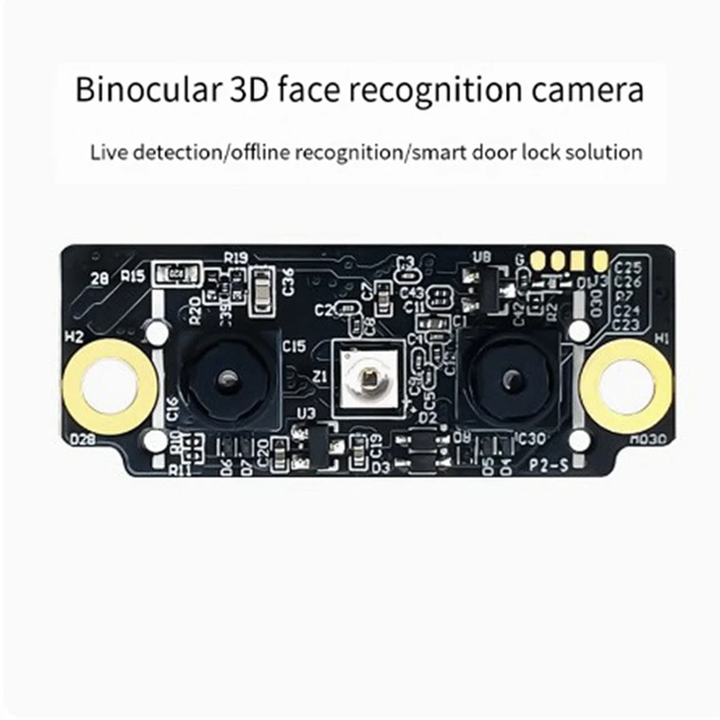ZIZI FM225 Moduł rozpoznawania twarzy 3D AI Rozpoznawanie offline Interfejs UART i USB z lornetką Kamera na podczerwień Detekcja na żywo
