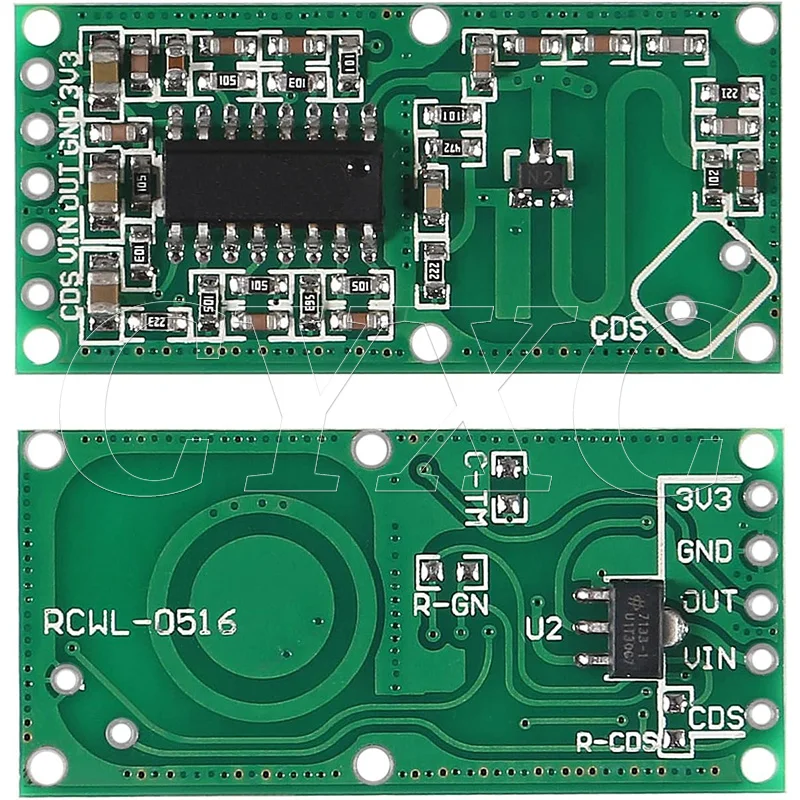 10PCS RCWL-0516 RCWL 0516 Microwave Radar Sensor Human Sensor Body Sensor Module Induction Switch Module Output 3.3V