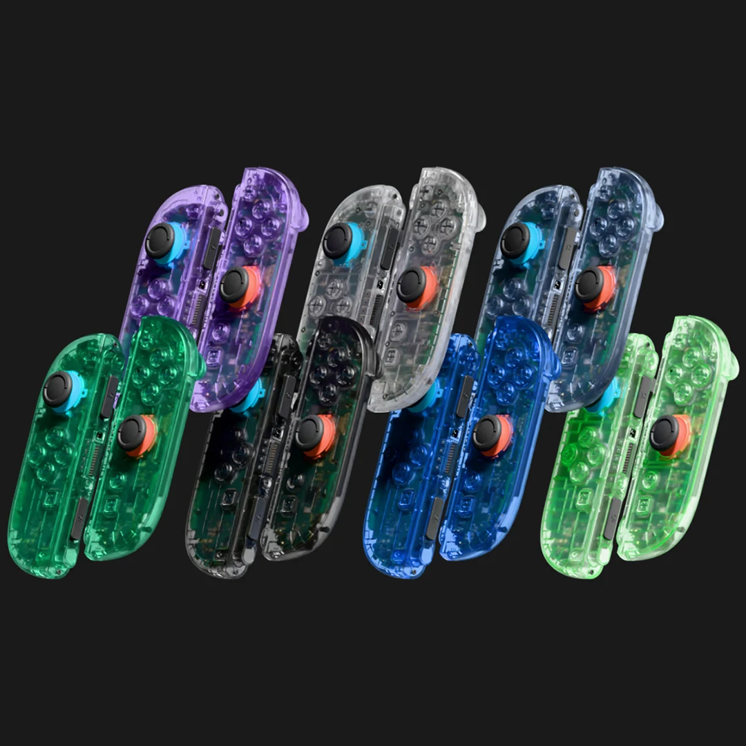 eXtremeRate Boutons de boîtier de rechange pour Joycon 2, bandes décoratives, support central et outils pour Nintendo Switch 2