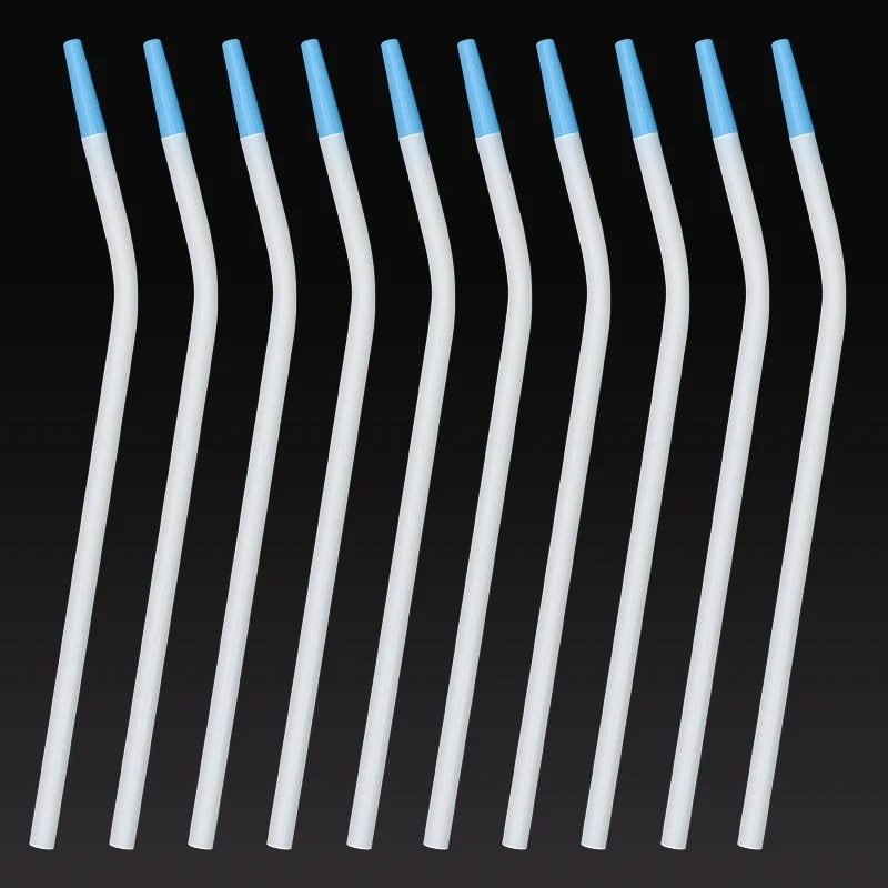100Pcs Disposable Long Slim Surgical Suction Tips Tube Dental Clinic Dental Surgical Tool Instrument