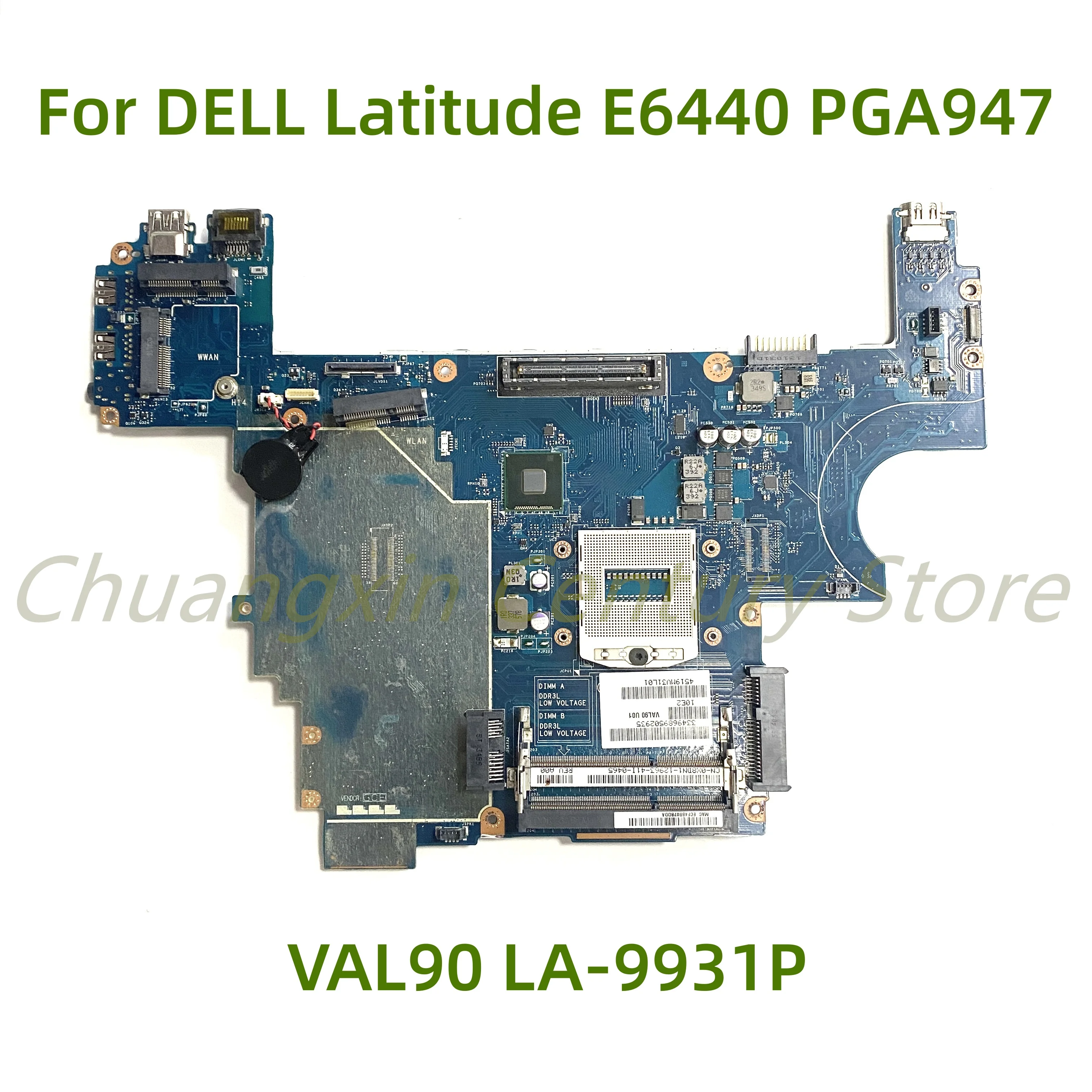 

Suitable for DELL Latitude E6440 PGA947 laptop motherboard VAL90 LA-9931P with HM87 100% Tested Fully Work