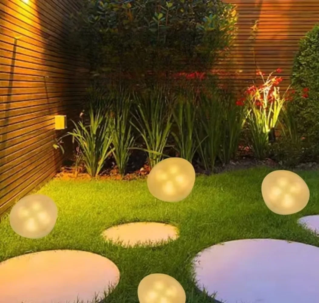 Solar Lamp Imitation Stone Lamp Outdoor Luminous Atmosphere Decorative Landscape Lights Garden Lawn Lights