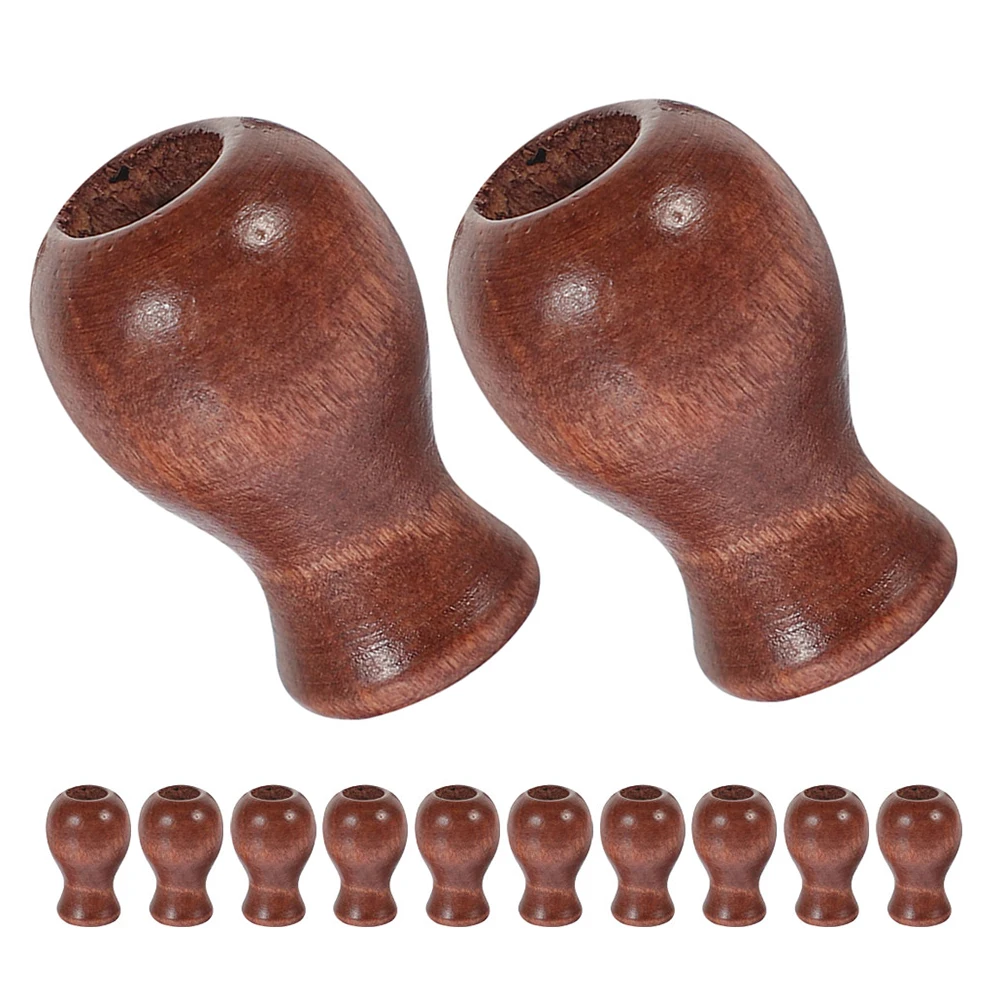 

18Pcs Blind Pull Cord Knobs Wooden Tassel Drops for Window Blinds Roller Shades Curtain Craft Replacement Pulls Cord Holder