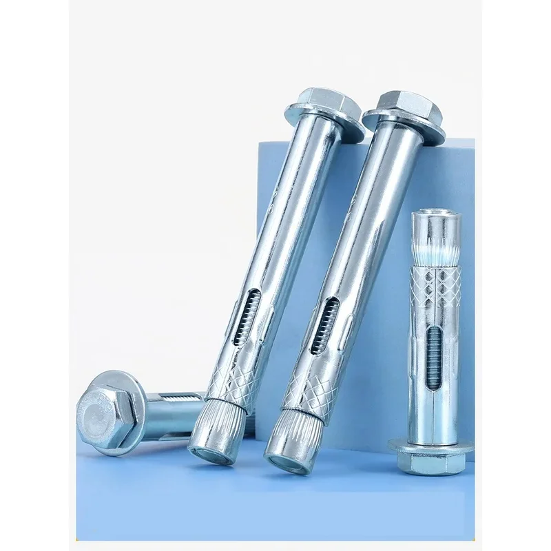 M6.5-M16 Blue Zinc Plated Carbon Steel Internal Expansion Bolt / Drop-In Anchor Sleeve for Concrete Fixing (Pull Burst Type)
