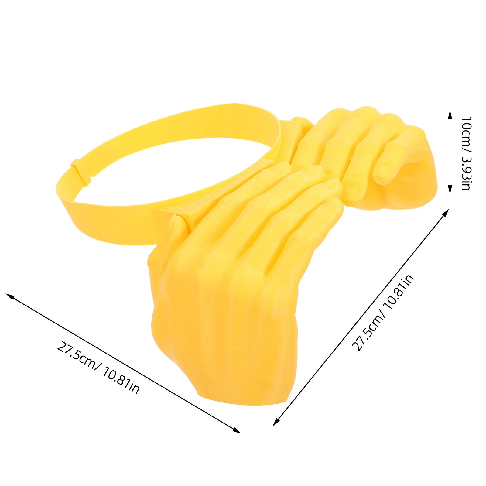 Palm Visor Funny Outdoor Accessory Festival Sun Gardening Beach Hat Compact Shade Adult Headbands view 3