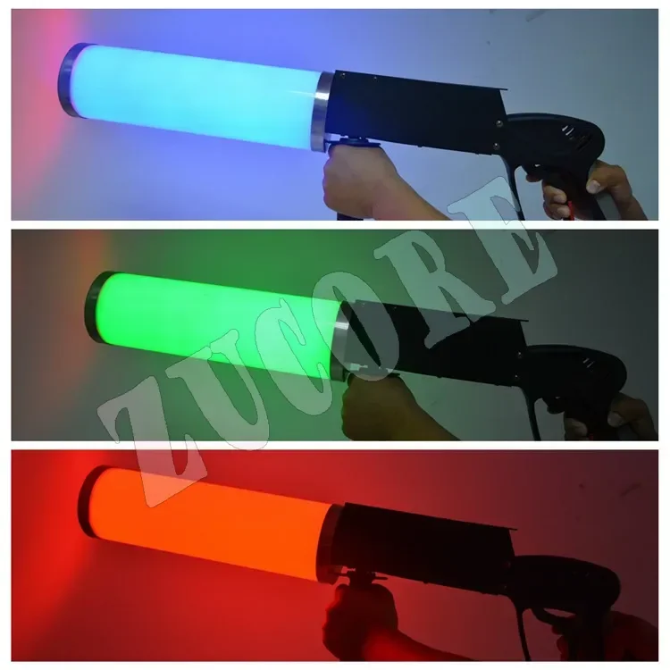 Бар, светодиодный воздушный колонный пистолет для углекислого газа/CO2, ручной распылитель для сухого льда, дымовая трубка/специальная дымовая машина/реквизит для атмосферы ночного клуба