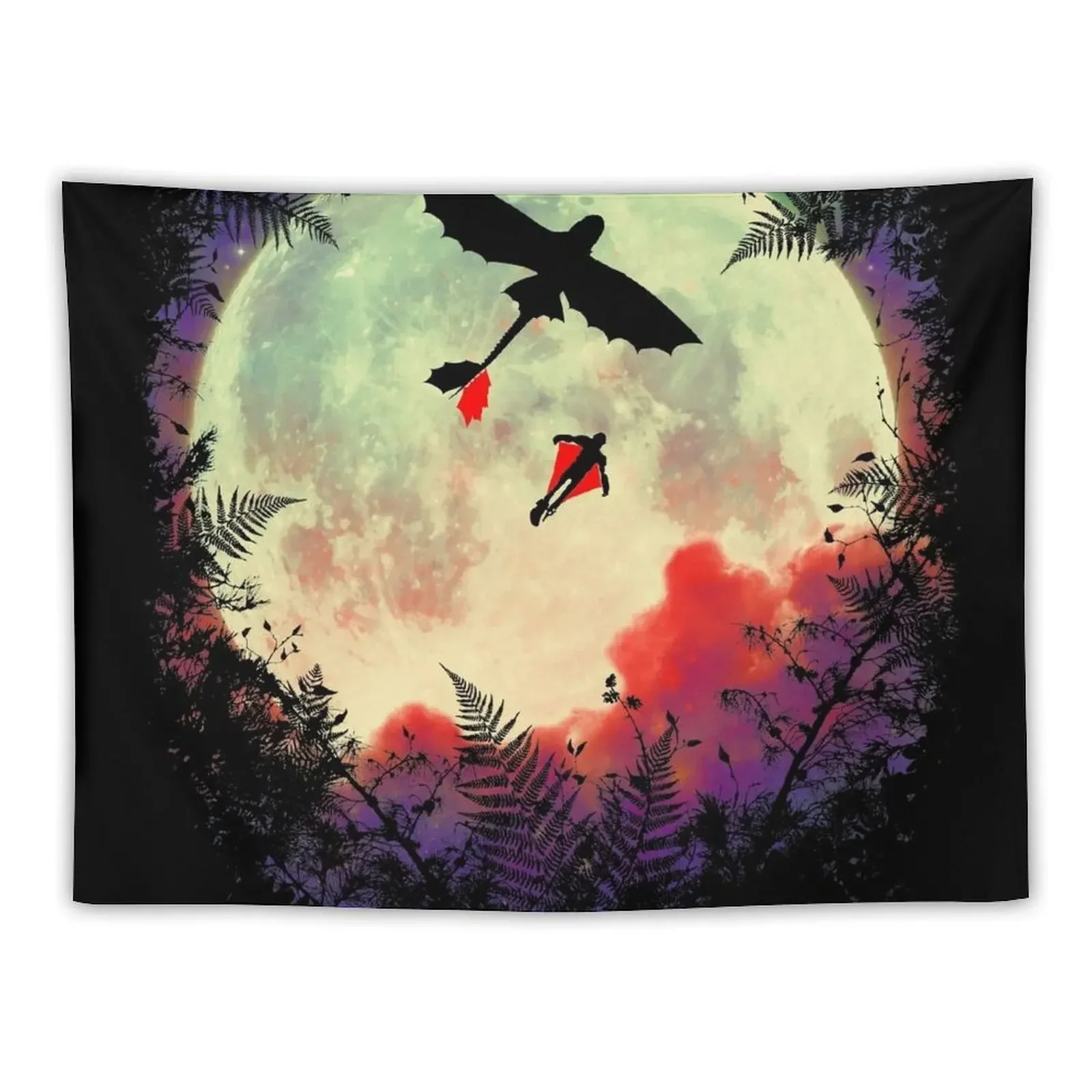 

Dragon Moon Tapestry Wallpaper Bedroom Decor Aesthetic Things To The Room Tapestry