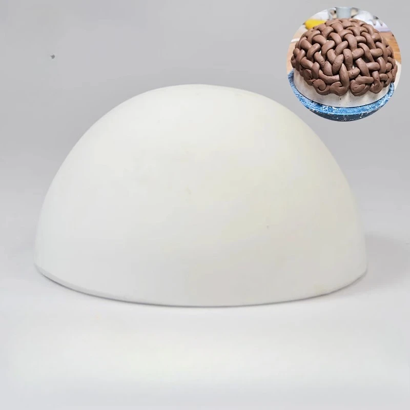 

Полукруглая гипсовая форма, керамическая художественная форма для моделирования, круглая чаша ручной работы, производство