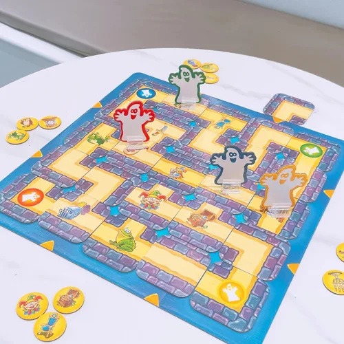 Imagen 2 del producto Laberinto fantasma loco laberinto móvil juego de mesa para niños juguetes educativos