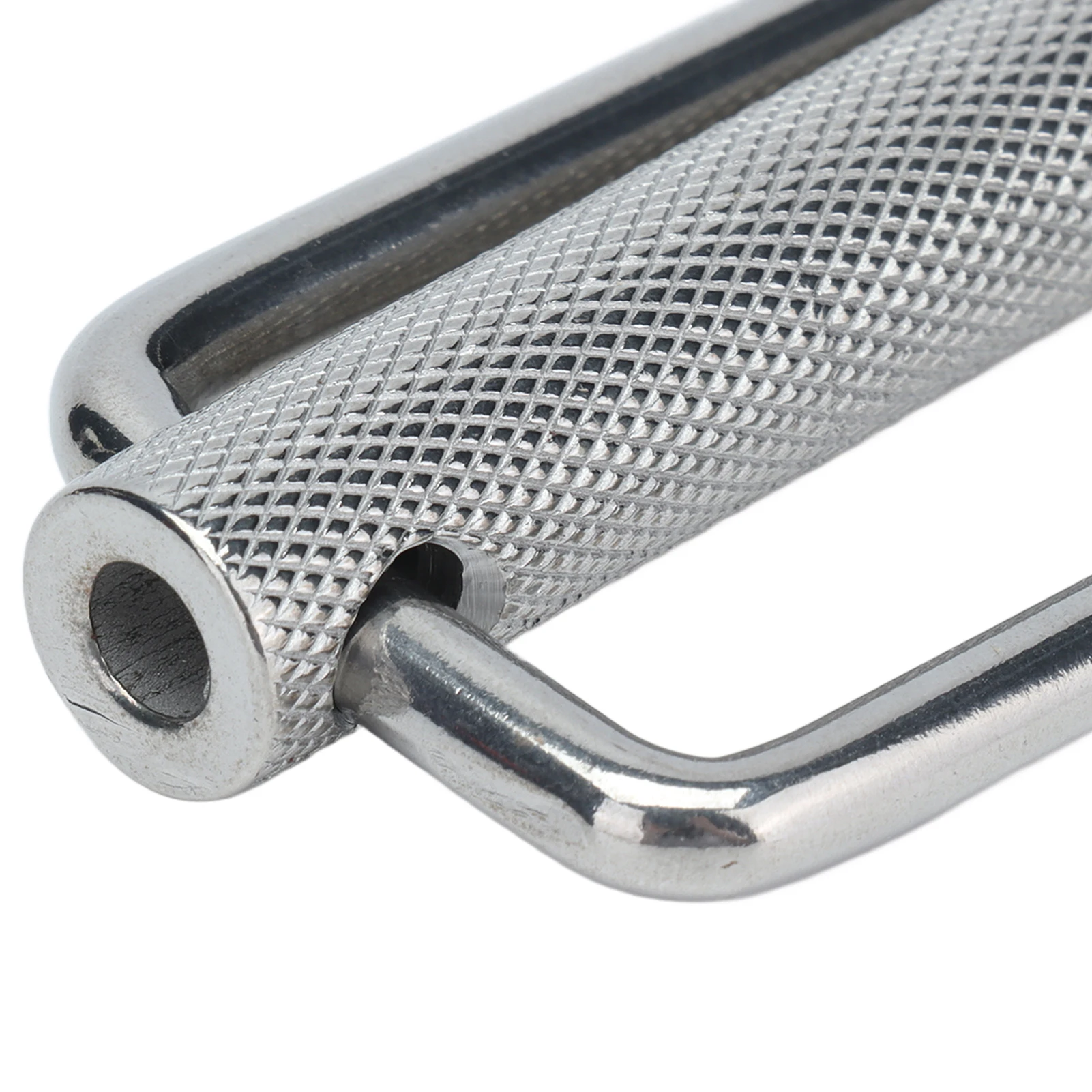 2Pcs Slide Buckle 316 Stainless Steel Rectangle Adjustable Knurled Roller Belt Buckles50mm