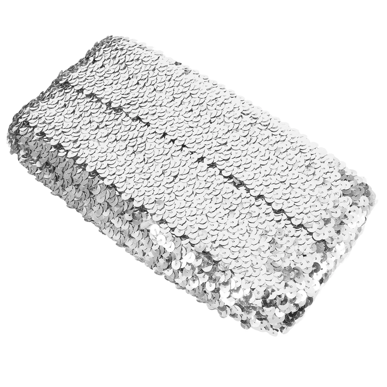 

Sequin Elastic Belt Fringe Ribbon Trim Band Sequins Tassel Plastic Lace for Sewing