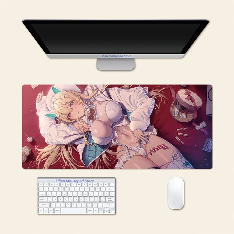 Rupee Goddess Of Victory：Nikke Anime Large Mouse Pad PlayMat Office Mousepad Game Creative Desk Gaming Mat