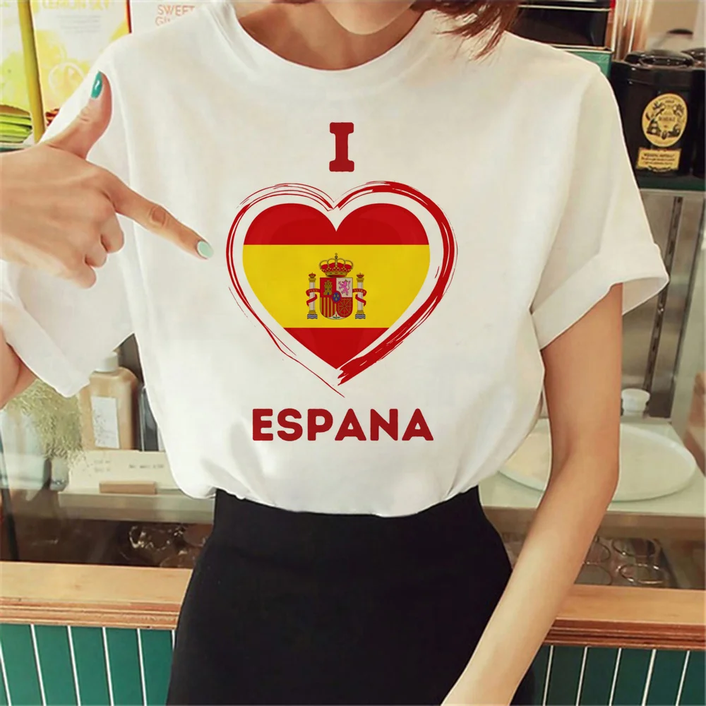 

Spanish Bull t-shirts women streetwear designer Y2K top female manga funny graphic clothes