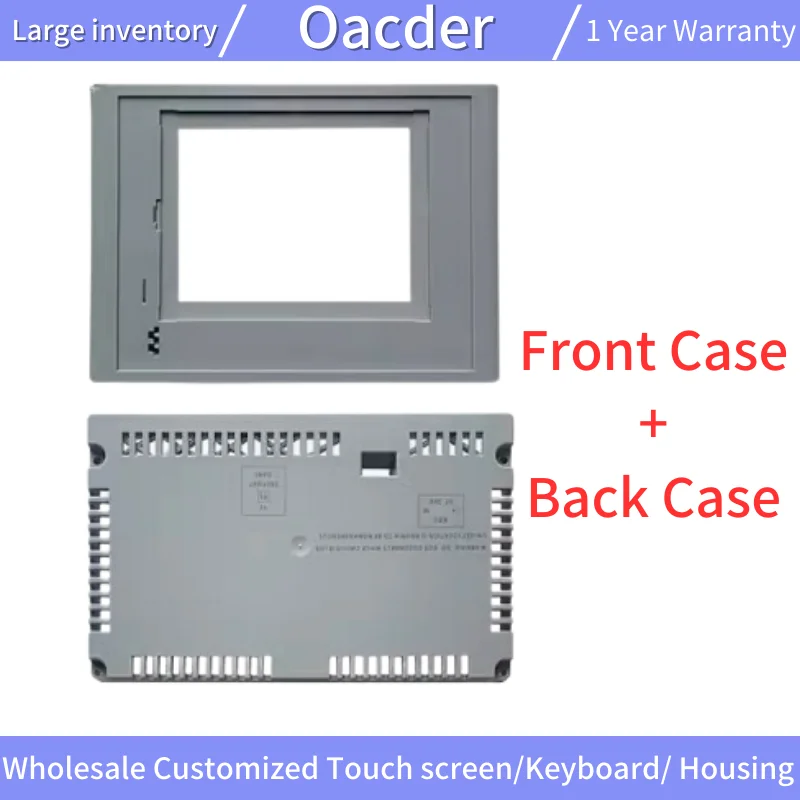 6AV6 647-0AB11-3AX0 Front and Back Housing Shell Cover Case for KTP600 Basic 6AV6647-0AB11-3AX0 Touchscreen Membrane Keyboard