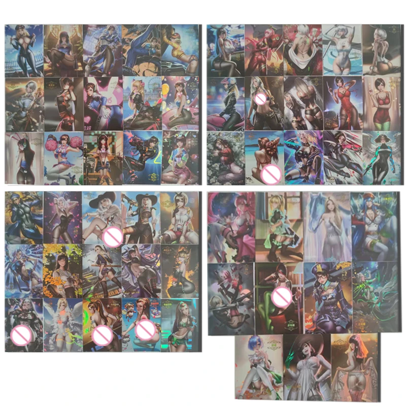 Anime Goddess Story Calder ACG card YoRHa No.2 Type B Ram Tifa Lockhart Chun-Li boy Toy collection Birthday Christmas gifts