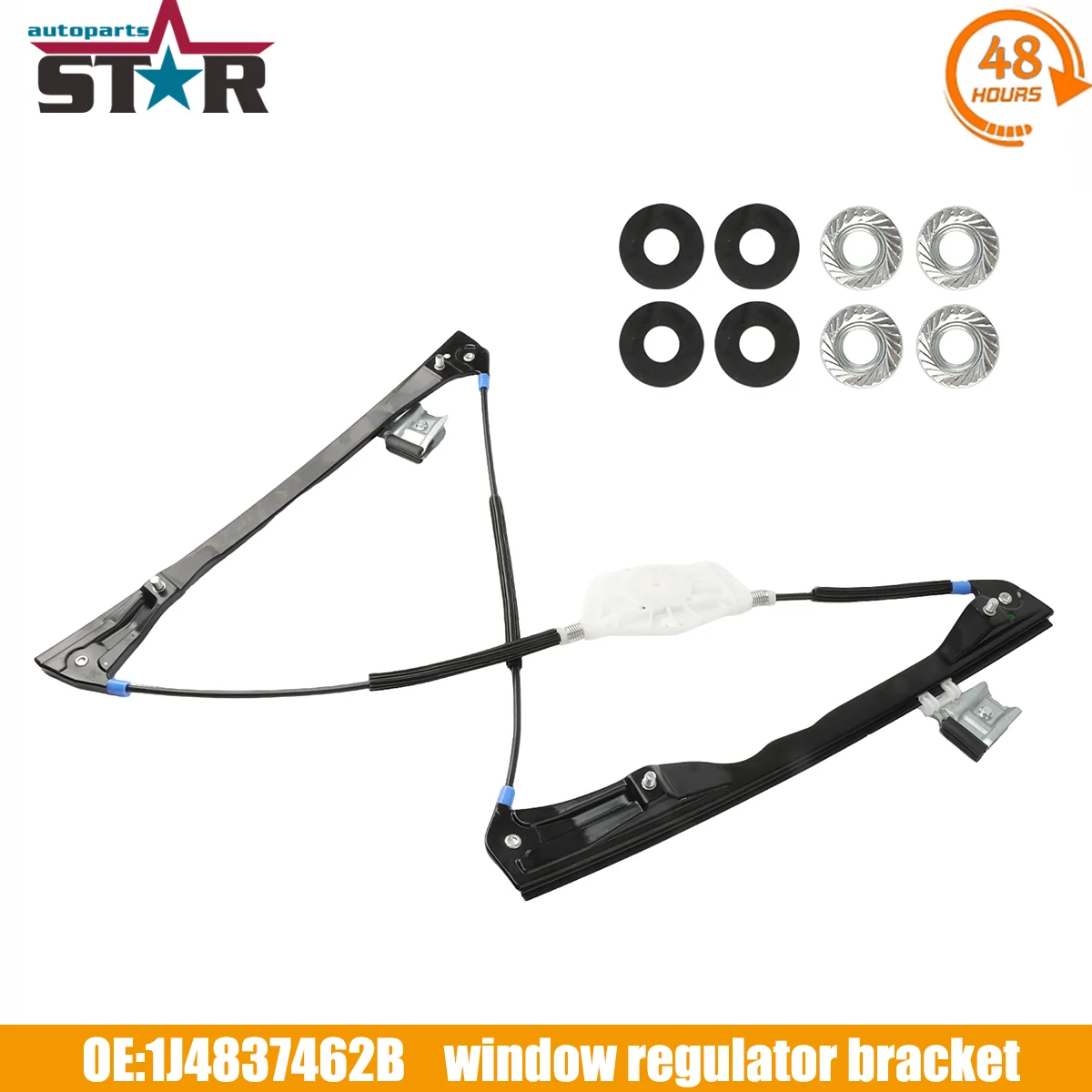 

Window Regulator bracket Front Right For Volkswagen Golf 1999-2006 1J4837462B 1J4837462D For Volkswagen Jetta 1999-2005