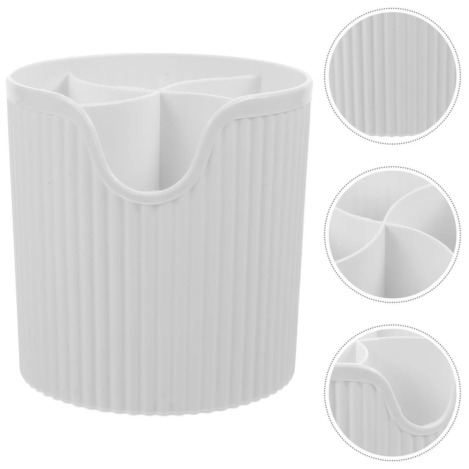 メイクブラシホルダーオーガナイザー プレミアムプラスチックデスクトップペンホルダー メイク収納容器 アイライナー口紅オーガナイザー バニティ