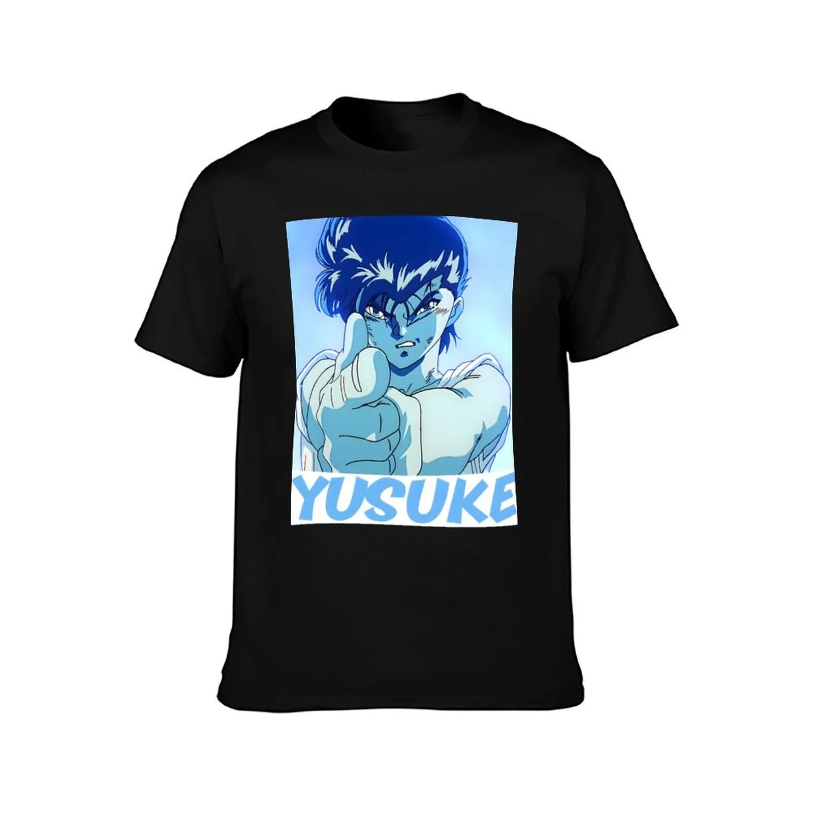 Yusuke Urameshi (Take Aim) T-Shirt Classic Crew Neck Cotton T-Shirt