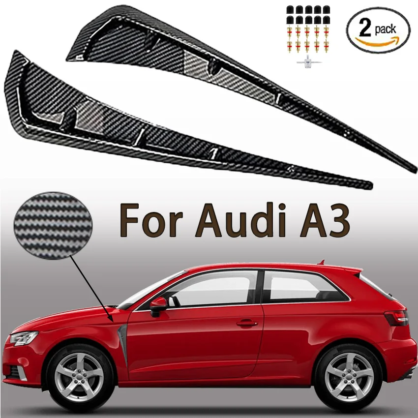 

2 шт., наклейки для Audi A3 S3 8L 8P 8V 8Y Sportback RS 3 RS3 седан