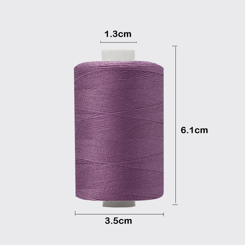 Purple Series 1 Roll 1000 Yards  402 Sewing Thread  For Manual and Mechanical Use Polyester Embroidery Sewing Thread